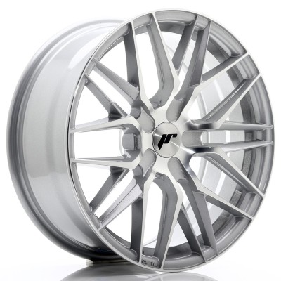 Cerchio in lega JR Wheels JR28 18x7,5 ET20-40 BLANK Silver Machined Face
