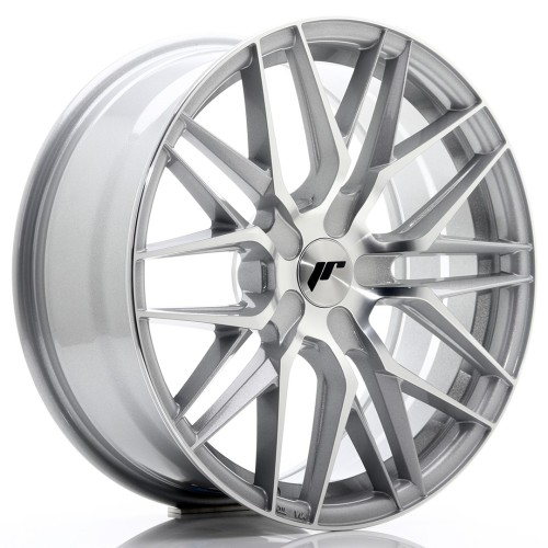 Cerchio in lega JR Wheels JR28 18x7,5 ET20-40 BLANK Silver Machined Face