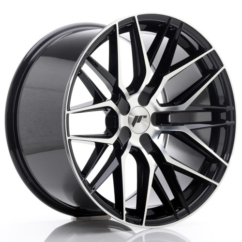 Cerchio in lega JR Wheels JR28 19x10,5 ET20-40 5H BLANK Gloss Black Machined Face