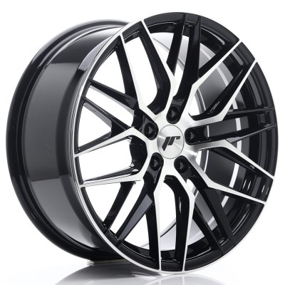 Cerchio in lega JR Wheels JR28 19x8,5 ET40 5x114,3 Gloss Black Machined Face
