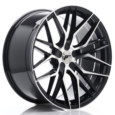 Cerchio in lega JR Wheels JR28 20x10 ET20-40 5H BLANK Gloss Black Machined Face