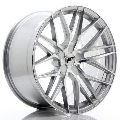 Cerchio in lega JR Wheels JR28 20x10 ET20-40 5H BLANK Silver Machined Face