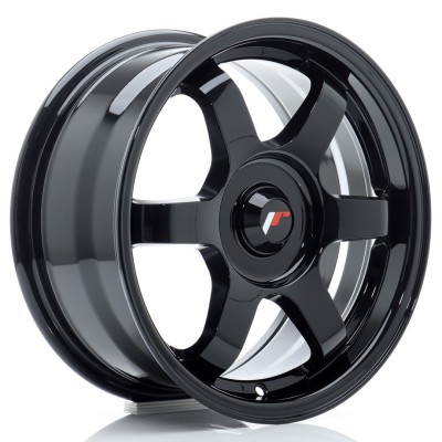 Cerchio in lega JR Wheels JR3 15x7 ET25-42 BLANK Gloss Black