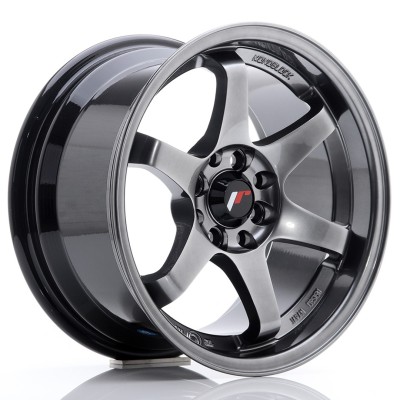 Cerchio in lega JR Wheels JR3 15x8 ET25 4x100/108 Hyper Black