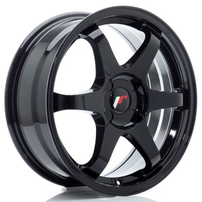 Cerchio in lega JR Wheels JR3 17x7 ET20-42 4H BLANK Gloss Black