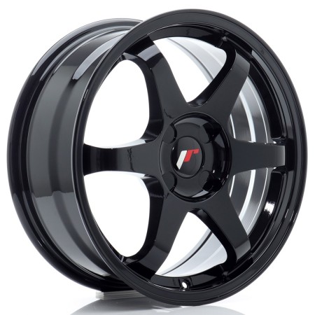 Cerchio in lega JR Wheels JR3 17x7 ET20-42 4H BLANK Gloss Black