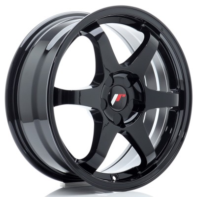 Cerchio in lega JR Wheels JR3 17x7 ET20-42 5H BLANK Gloss Black