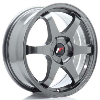 Cerchio in lega JR Wheels JR3 17x7 ET20-42 5H BLANK Gun Metal