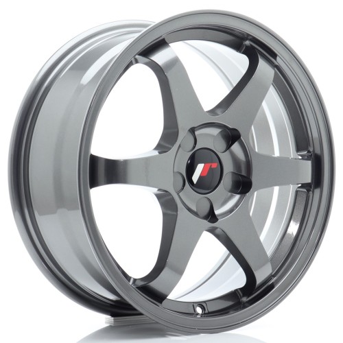 Cerchio in lega JR Wheels JR3 17x7 ET20-42 5H BLANK Gun Metal