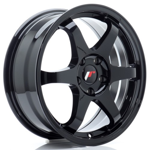 Cerchio in lega JR Wheels JR3 17x7 ET40 5x114,3 Gloss Black