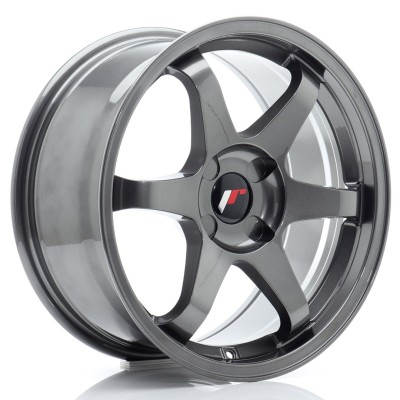 Cerchio in lega JR Wheels JR3 17x8 ET20-35 4H BLANK Gun Metal