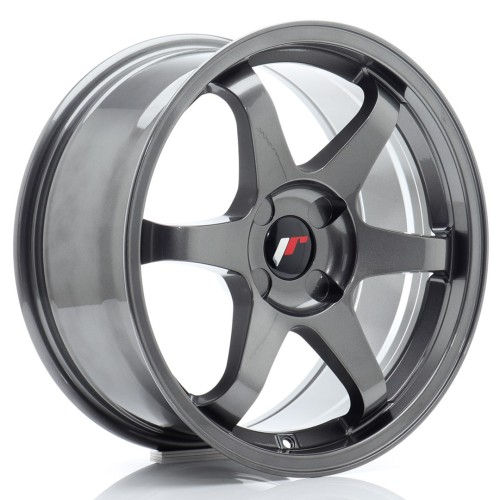 Cerchio in lega JR Wheels JR3 17x8 ET20-35 4H BLANK Gun Metal