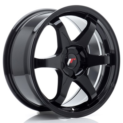Cerchio in lega JR Wheels JR3 17x8 ET20-35 5H BLANK Gloss Black