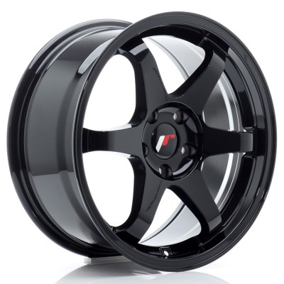 Cerchio in lega JR Wheels JR3 17x8 ET35 4x100 Gloss Black