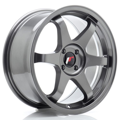 Cerchio in lega JR Wheels JR3 17x8 ET35 4x100 Gun Metal