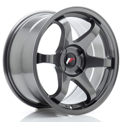 Cerchio in lega JR Wheels JR3 17x9 ET20-35 4H BLANK Gun Metal