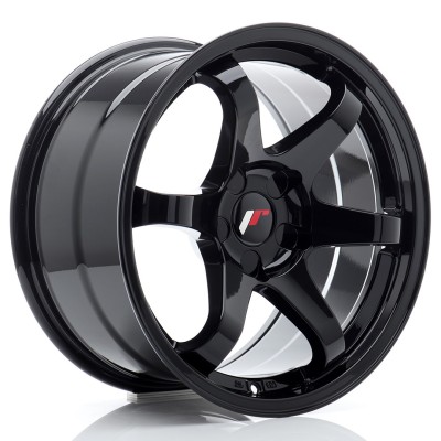 Cerchio in lega JR Wheels JR3 17x9 ET20-35 5H BLANK Gloss Black
