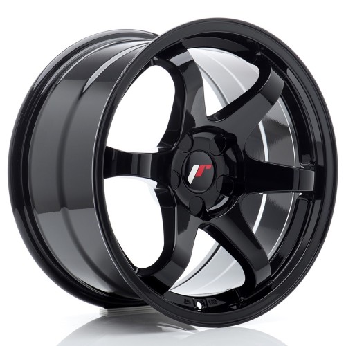 Cerchio in lega JR Wheels JR3 17x9 ET20-35 5H BLANK Gloss Black