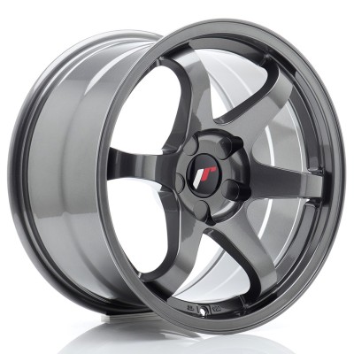 Cerchio in lega JR Wheels JR3 17x9 ET20-35 5H BLANK Gun Metal