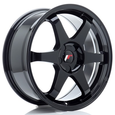 Cerchio in lega JR Wheels JR3 18x8 ET20-45 5H BLANK Gloss Black