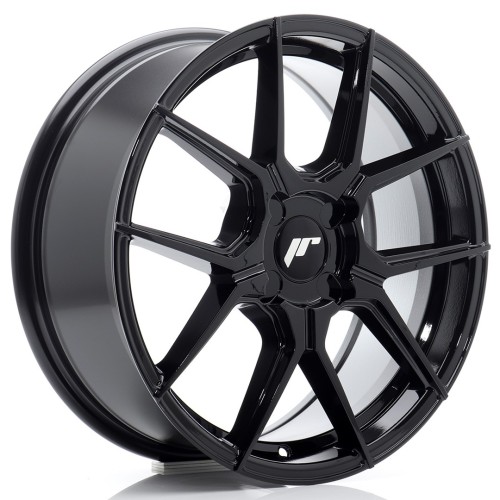 Cerchio in lega JR Wheels JR30 17x7 ET20-40 4H BLANK Gloss Black