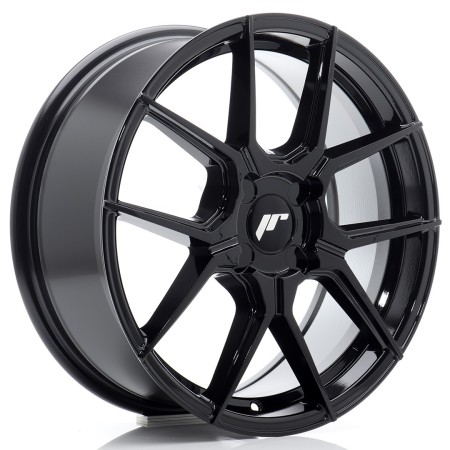 Cerchio in lega JR Wheels JR30 17x7 ET20-40 4H BLANK Gloss Black