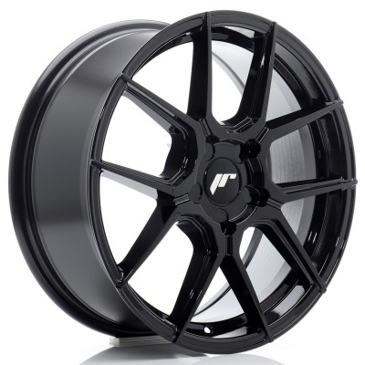 Cerchio in lega JR Wheels JR30 17x7 ET20-40 5H BLANK Gloss Black