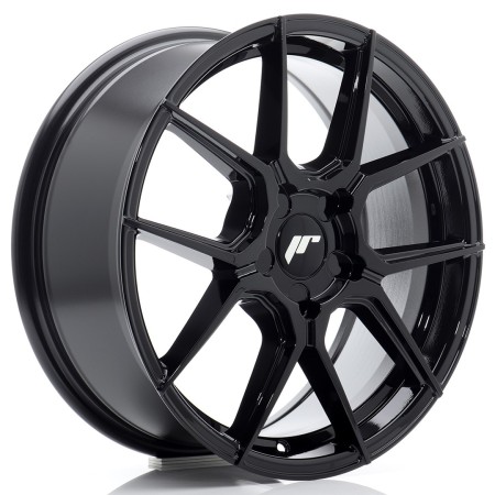 Cerchio in lega JR Wheels JR30 17x7 ET20-40 5H BLANK Gloss Black