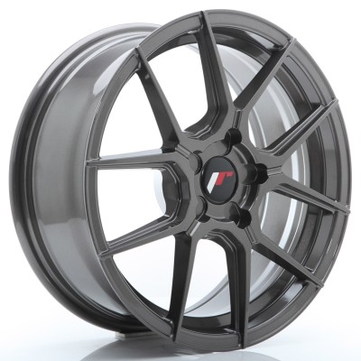 Cerchio in lega JR Wheels JR30 17x7 ET20-40 5H BLANK Hyper Gray
