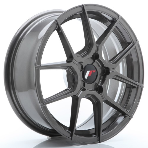 Cerchio in lega JR Wheels JR30 17x7 ET20-40 5H BLANK Hyper Gray