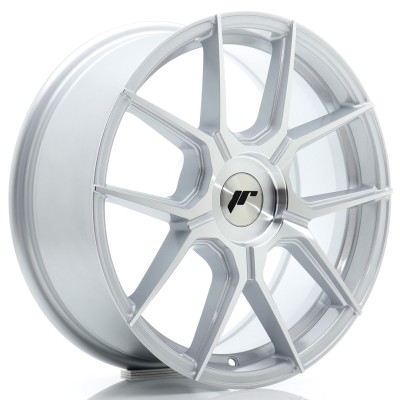 Cerchio in lega JR Wheels JR30 17x7 ET20-40 BLANK Silver Machined Face