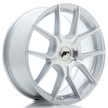 Cerchio in lega JR Wheels JR30 17x7 ET20-40 BLANK Silver Machined Face