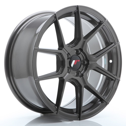 Cerchio in lega JR Wheels JR30 17x8 ET40 5x100 Hyper Gray