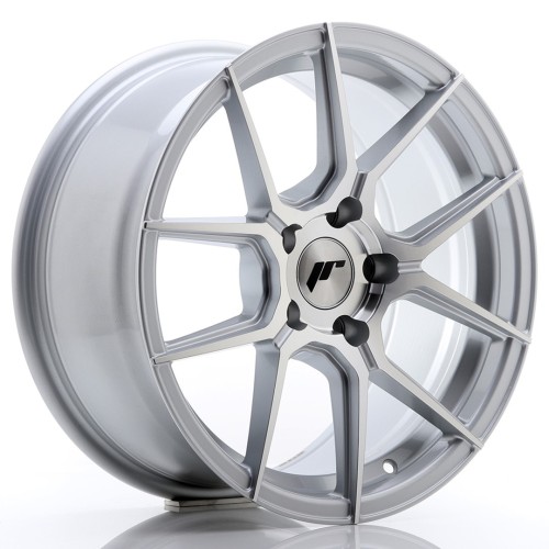 Cerchio in lega JR Wheels JR30 17x8 ET40 5x112 Silver Machined Face