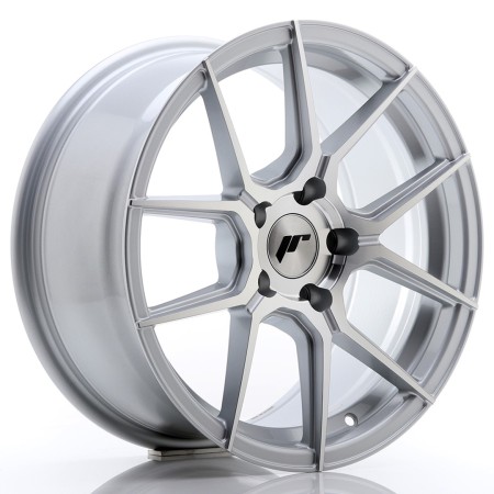 Cerchio in lega JR Wheels JR30 17x8 ET40 5x112 Silver Machined Face