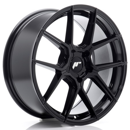 Cerchio in lega JR Wheels JR30 18x8 ET20-40 5H BLANK Gloss Black