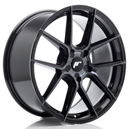 Cerchio in lega JR Wheels JR30 19x8 ET20-40 5H BLANK Black Machined w/Tinted Face