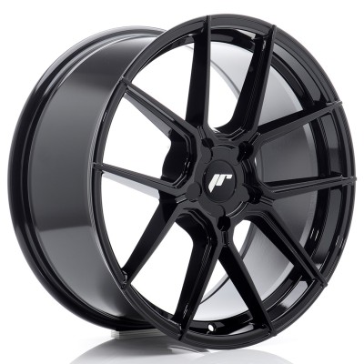 Cerchio in lega JR Wheels JR30 19x8 ET20-40 5H BLANK Gloss Black