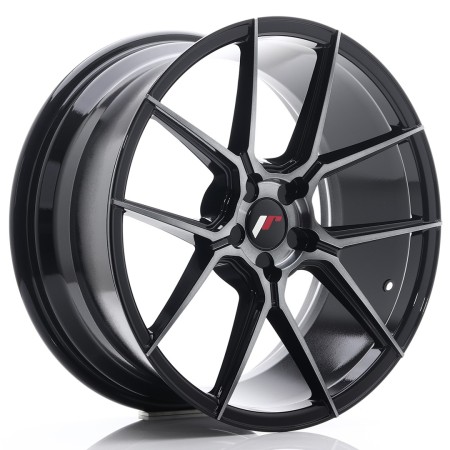 Cerchio in lega JR Wheels JR30 19x8,5 ET35-42 5H BLANK Black Brushed w/Tinted Face