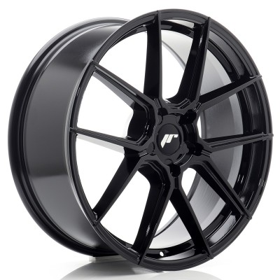 Cerchio in lega JR Wheels JR30 20x8 ET20-40 5H BLANK Gloss Black