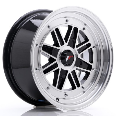 Cerchio in lega JR Wheels JR31 15x7.5 ET20 4H BLANK Gloss Black Machined Face