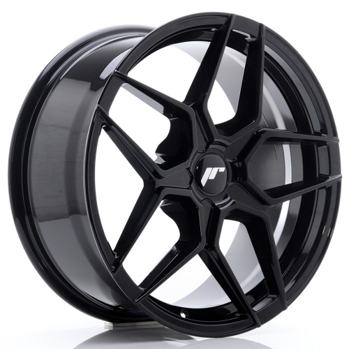 Cerchio in lega JR Wheels JR34 18x8 ET20-42 5H BLANK Glossy Black