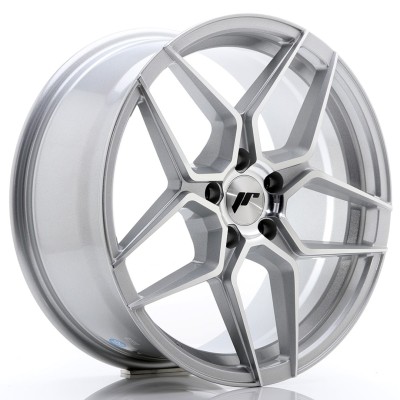 Cerchio in lega JR Wheels JR34 18x8 ET35 5x120 Silver Machined Face