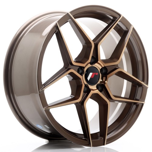 Cerchio in lega JR Wheels JR34 18x8 ET42 5x112 Platinum Bronze