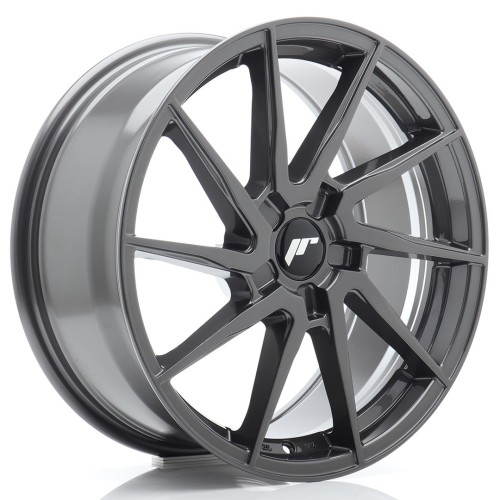 Cerchio in lega JR Wheels JR36 18x8 ET20-45 5H BLANK Hyper Gray