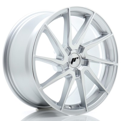 Cerchio in lega JR Wheels JR36 18x8 ET20-45 5H BLANK Silver Machined Face