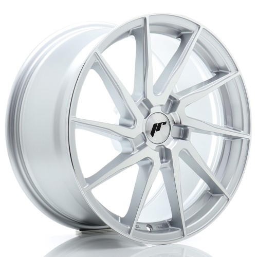 Cerchio in lega JR Wheels JR36 18x8 ET20-45 5H BLANK Silver Machined Face