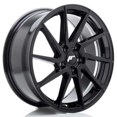 Cerchio in lega JR Wheels JR36 18x8 ET45 5x112 Gloss Black