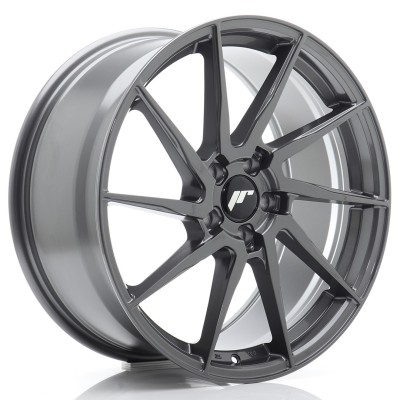 Cerchio in lega JR Wheels JR36 19x8,5 ET45 5x112 Hyper Gray