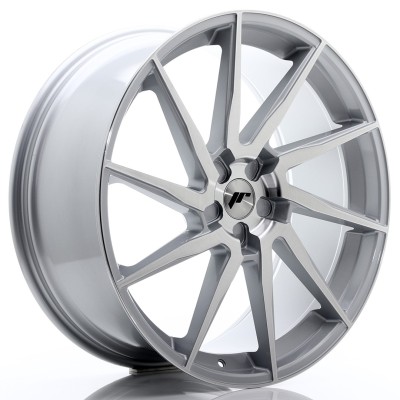 Cerchio in lega JR Wheels JR36 23x10 ET30-55 5H BLANK Silver Brushed Face